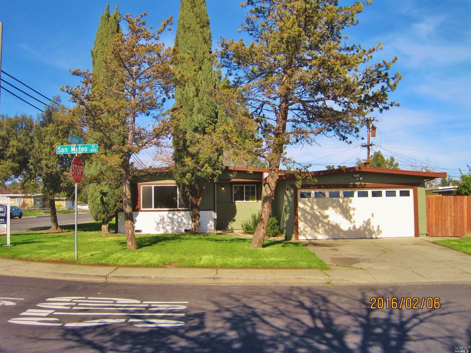 Property Photo: 400 San Mateo Street CA 94533