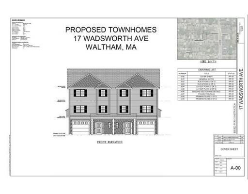 Property Photo:  17 Wadsworth Avenue 1  MA 02453 