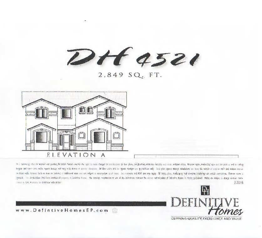 Property Photo: 6457 Pinolo Way TX 79932