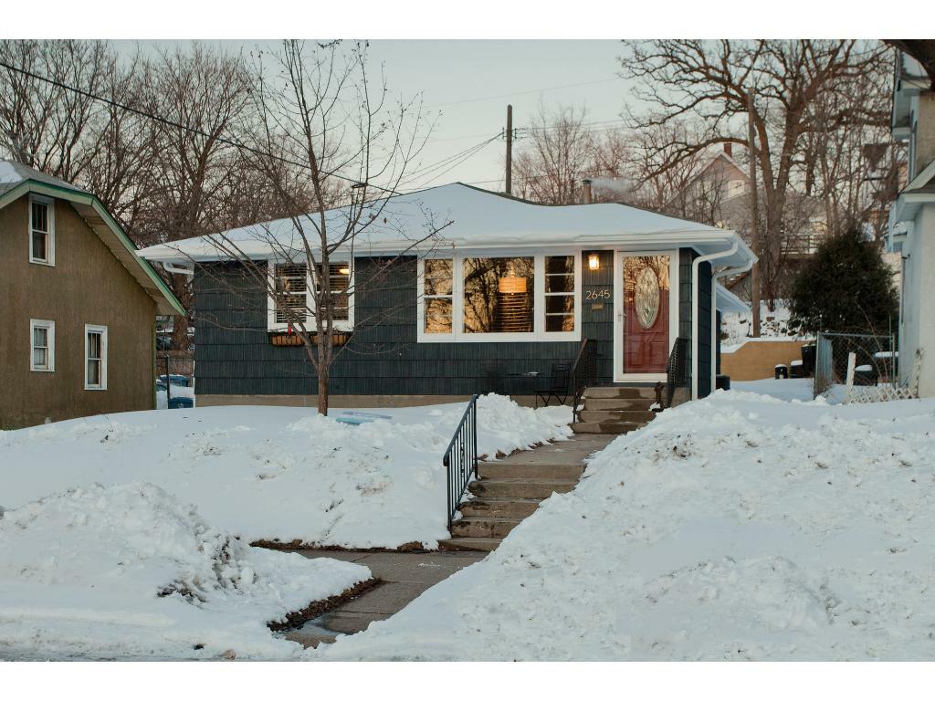 Property Photo: 2645 Pierce Street NE MN 55418