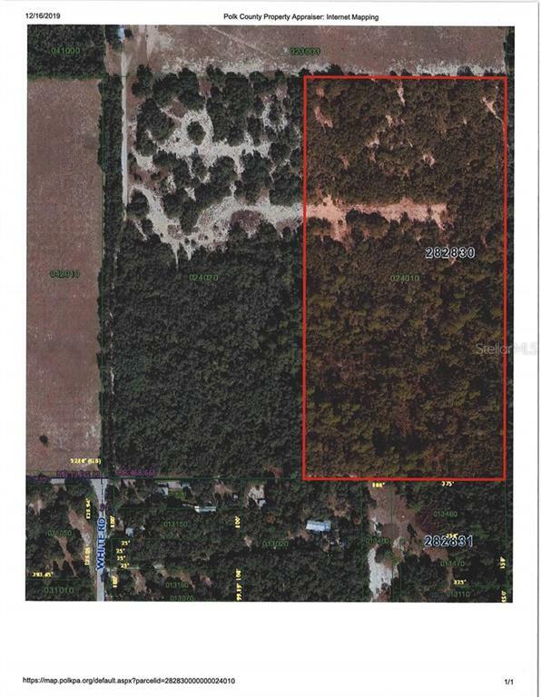 Property Photo: Walters Road FL 33844