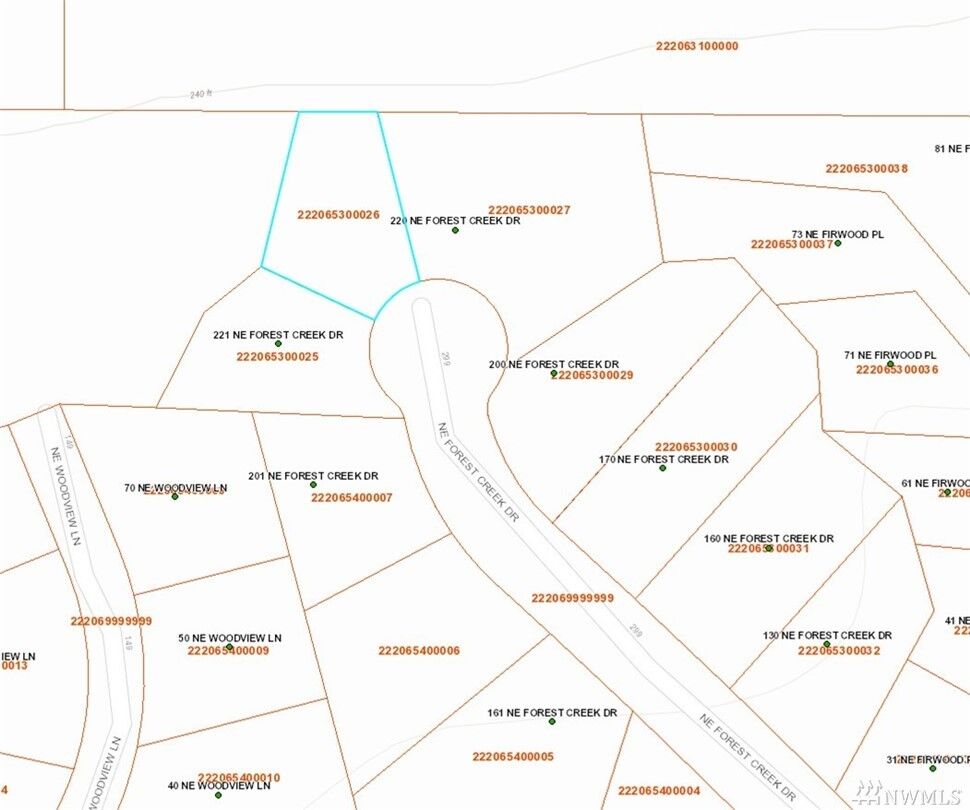 Property Photo:  Xx Forest Creek Dr  WA 98528 