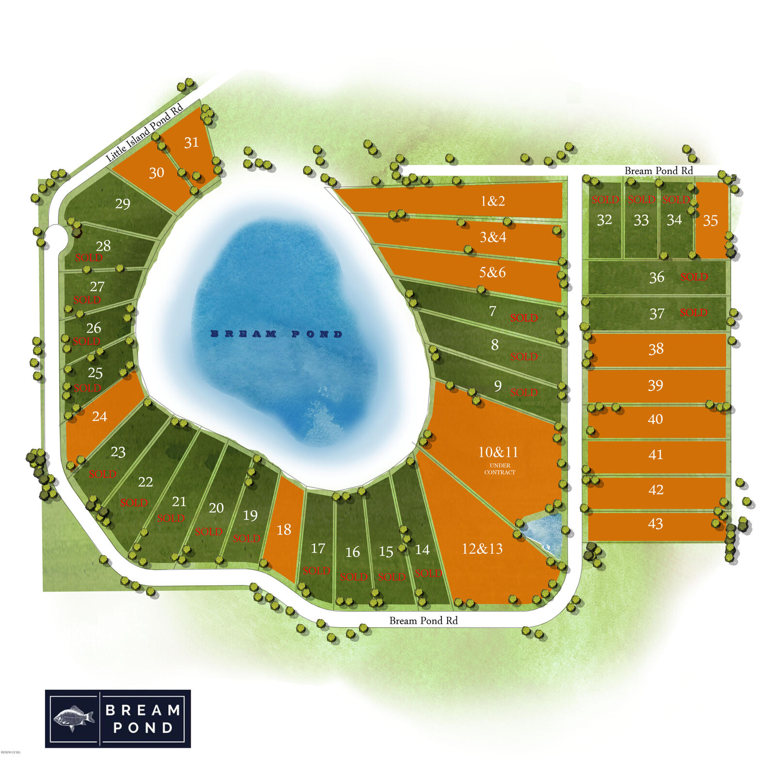 Property Photo: 14739 Bream Pond Drive Lot 12 &Amp 13 FL 32409