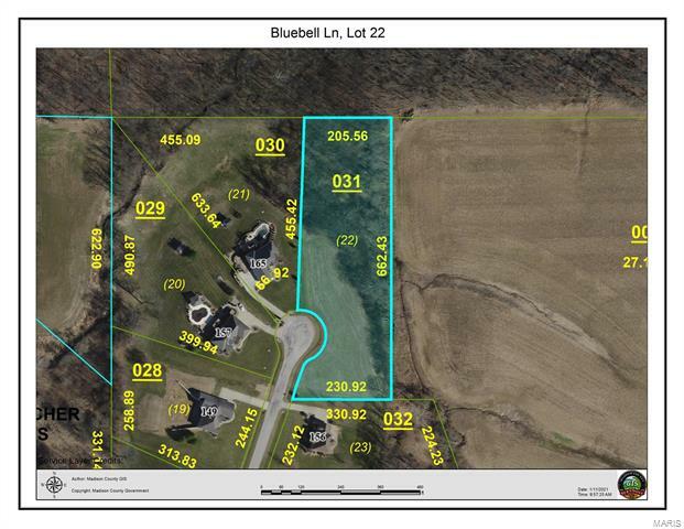 Property Photo:  0 Bluebell Lane Lot 22   62249 