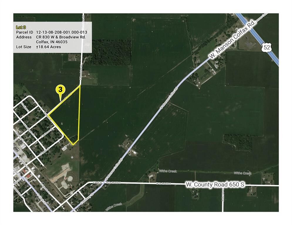 Property Photo: 0 Cr 800 W &Amp Broadview Road IN 46035