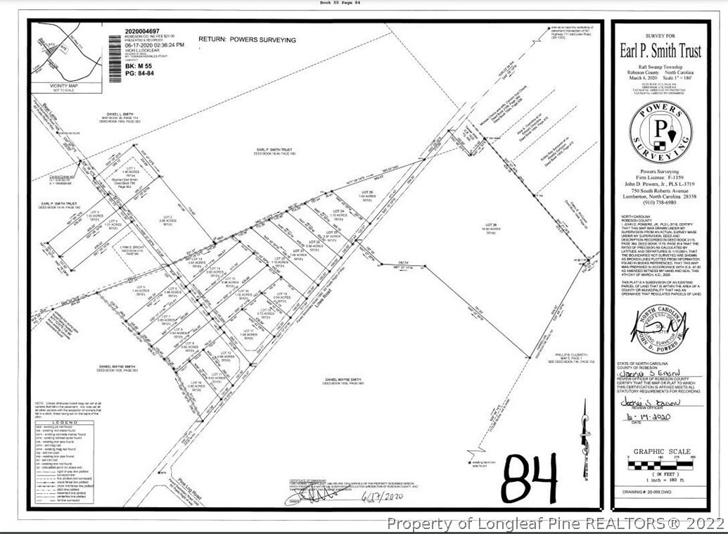 Property Photo:  Lot 6 Bear Lane  NC 28360 