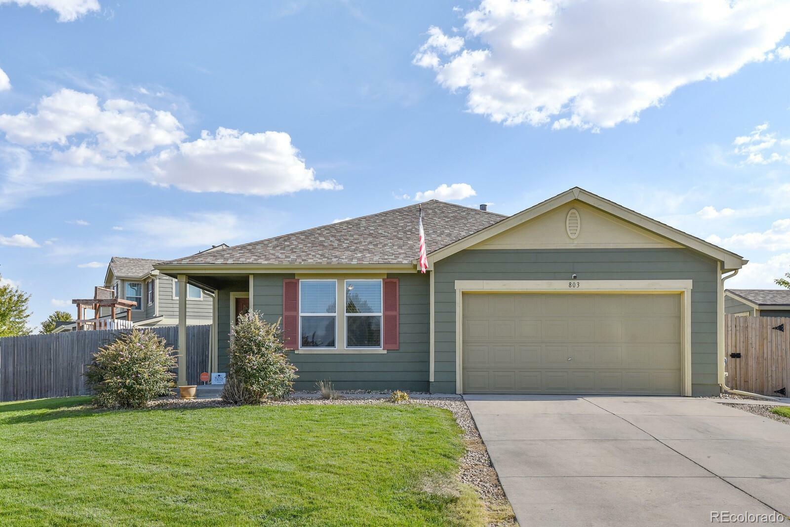 Property Photo:  803 Sagebrush Drive  CO 80603 