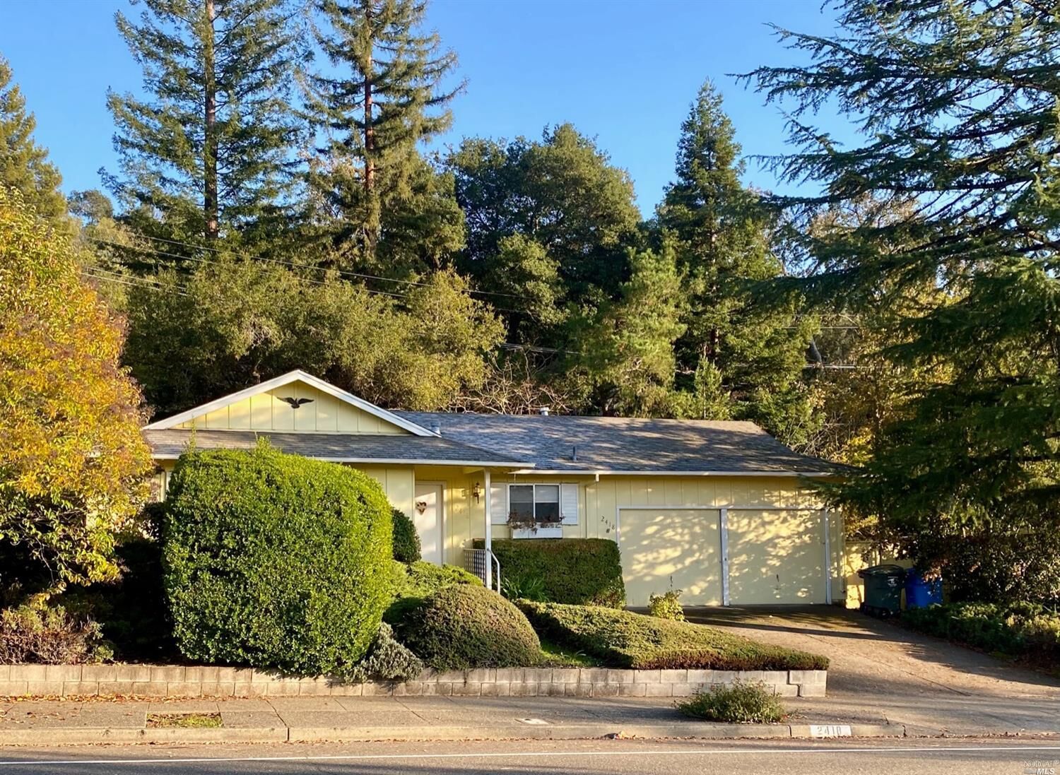 Property Photo: 2418 Hidden Valley Drive CA 95404