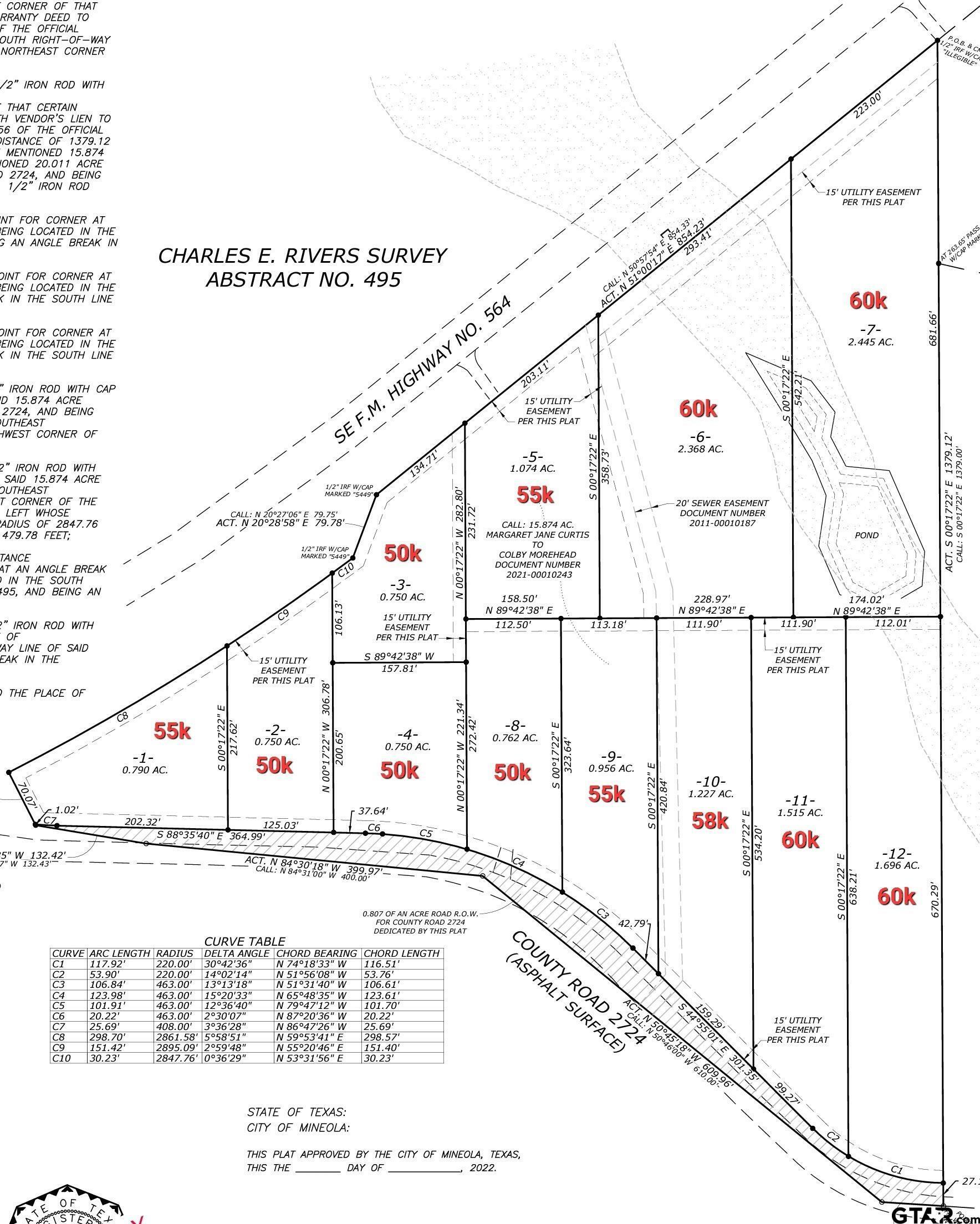 Property Photo:  Lot 11 Cr 2724  TX 75773 