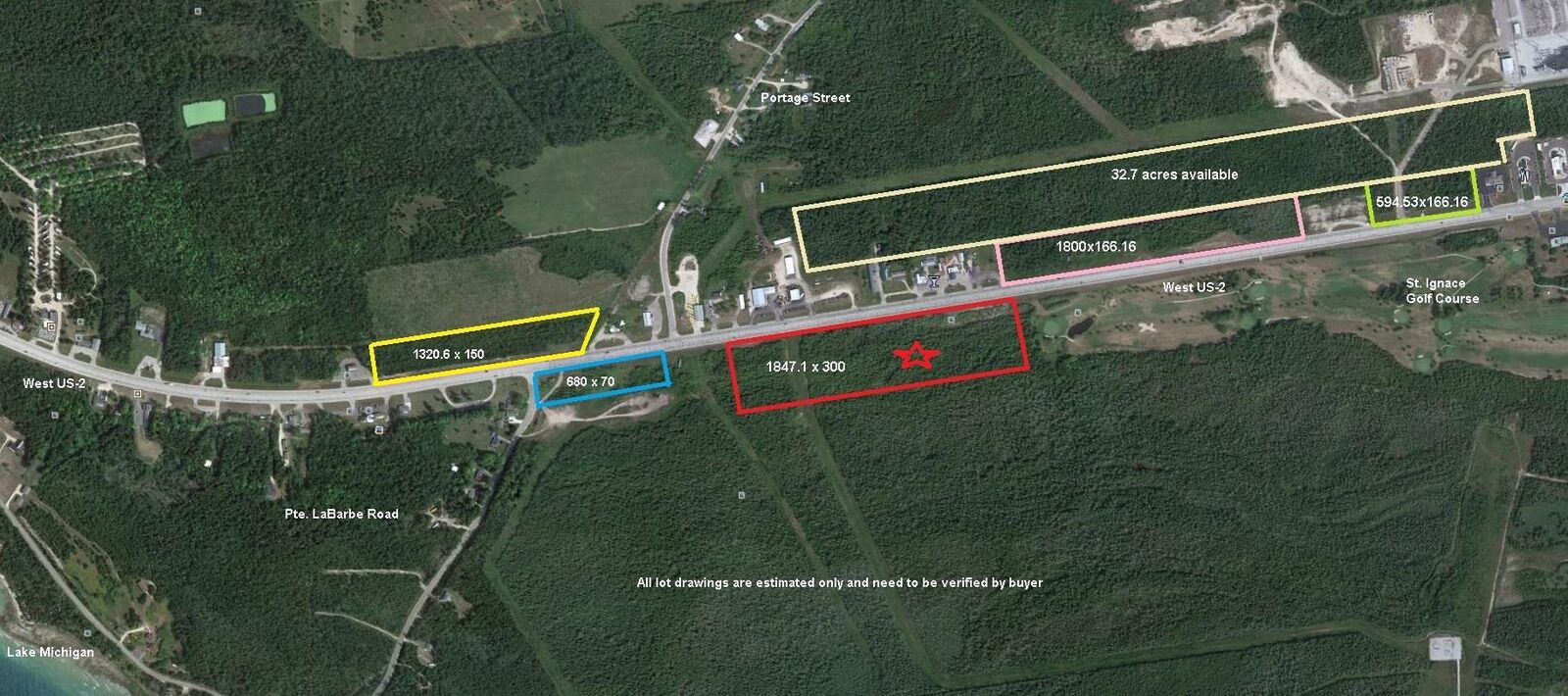 Property Photo:  W US-2  MI 49781 