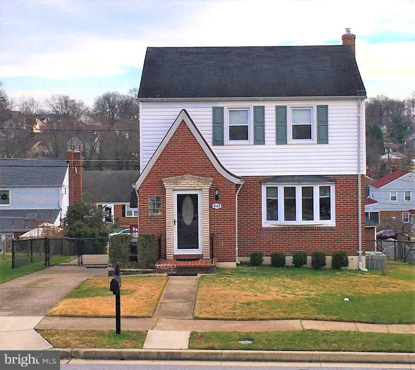 Property Photo: 8103 Edwill Avenue MD 21237
