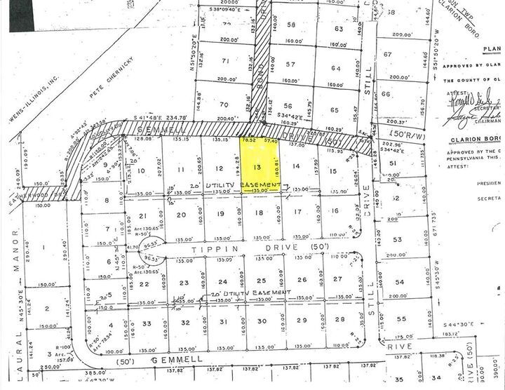 Property Photo:  Lot 13 Gemmell Drive  PA 16214 