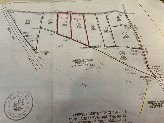 Property Photo: 0 Taylor Rd, Tract 7 TN 37060