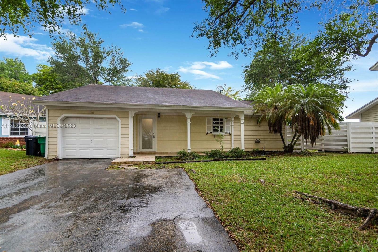 Property Photo:  14917 SW 141st Pl  FL 33186 