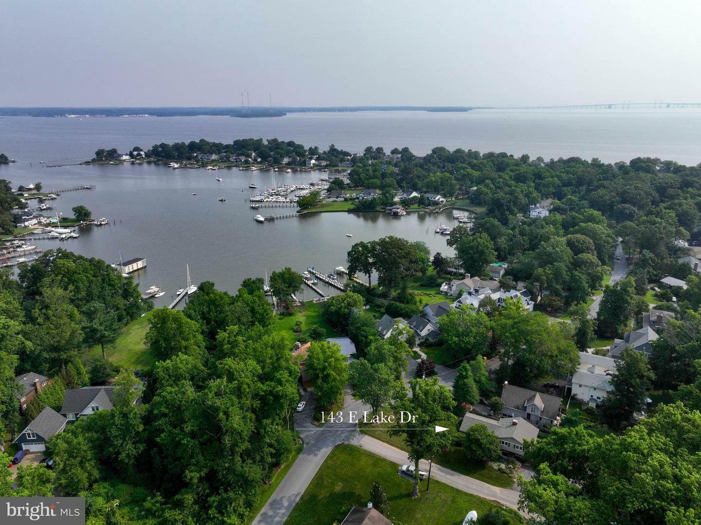 Property Photo: 143 E Lake Drive MD 21403