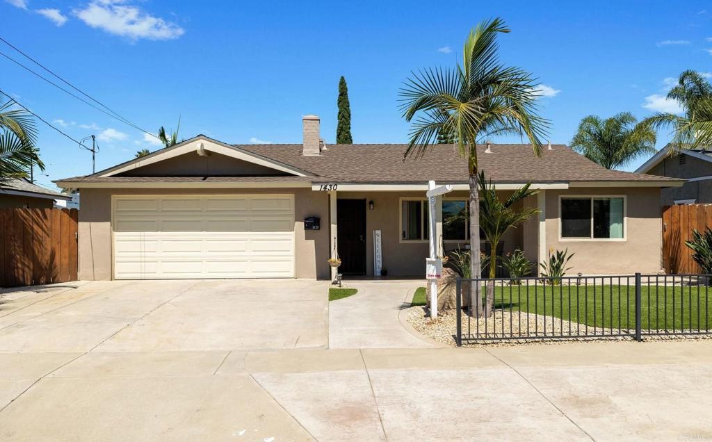 Property Photo:  1430 McKinley Avenue  CA 92027 