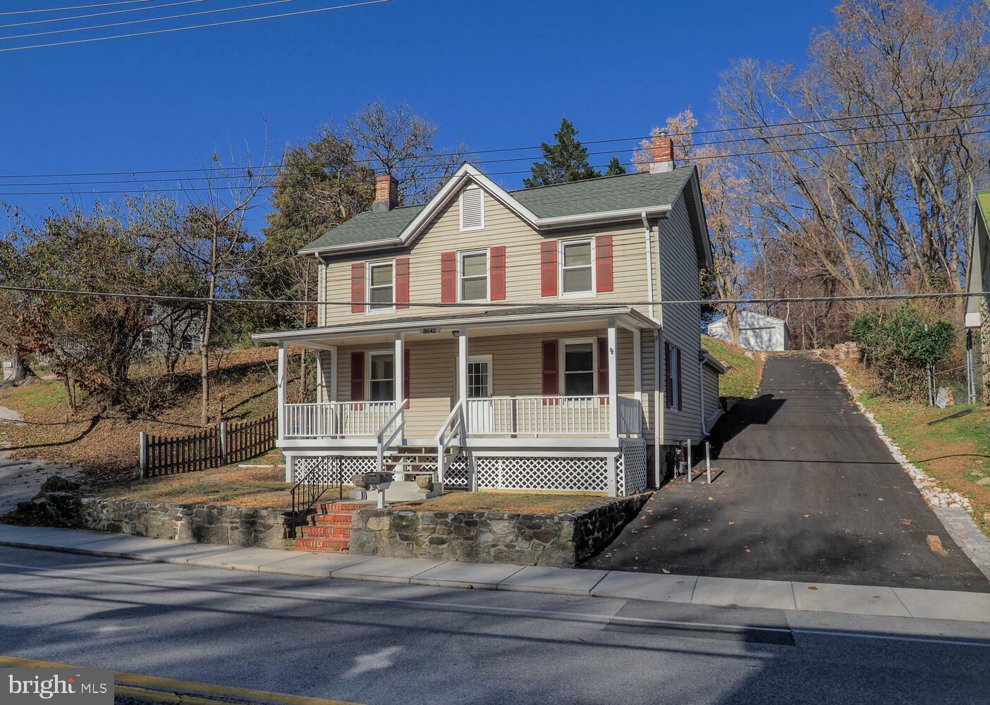 Property Photo:  8642 Frederick Road  MD 21043 