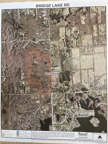 Property Photo: Parcel F Bridge Lake Road MI 48348
