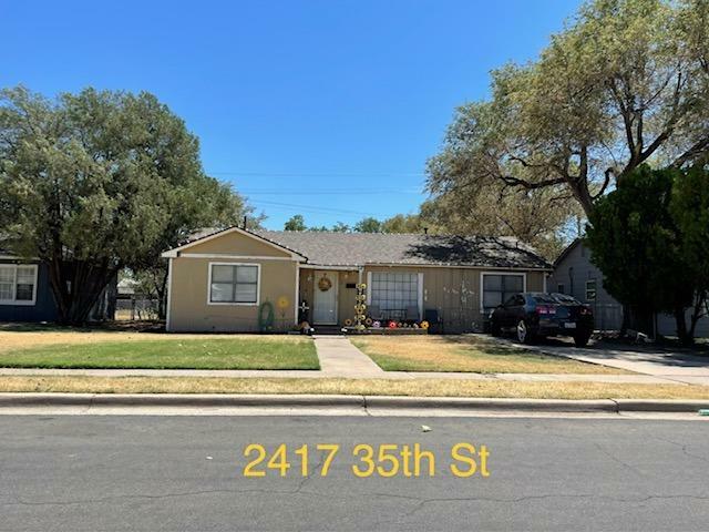 Property Photo:  2417 35th Street  TX 79412 