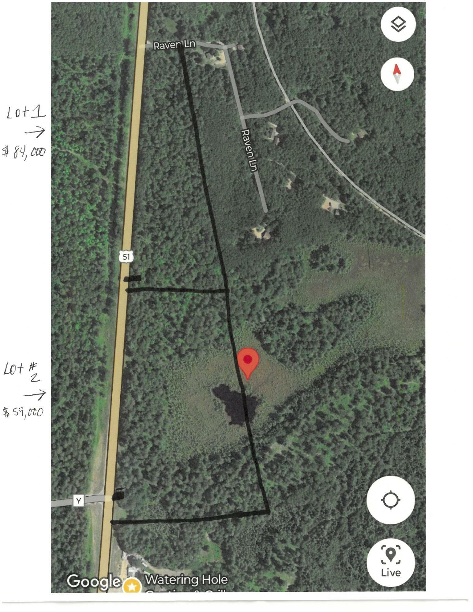 Property Photo:  Lot # 1 Hwy 51  WI 54531 