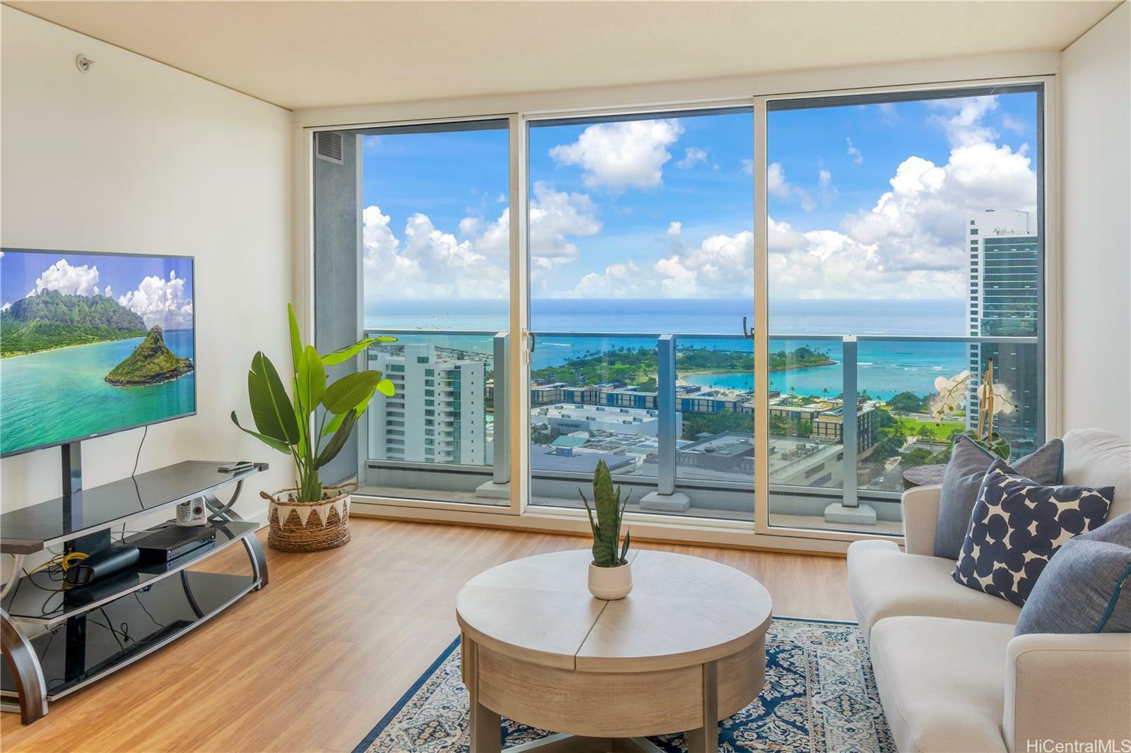 Property Photo:  1296 Kapiolani Boulevard 3906 (W/Den &Amp East)  HI 96814 