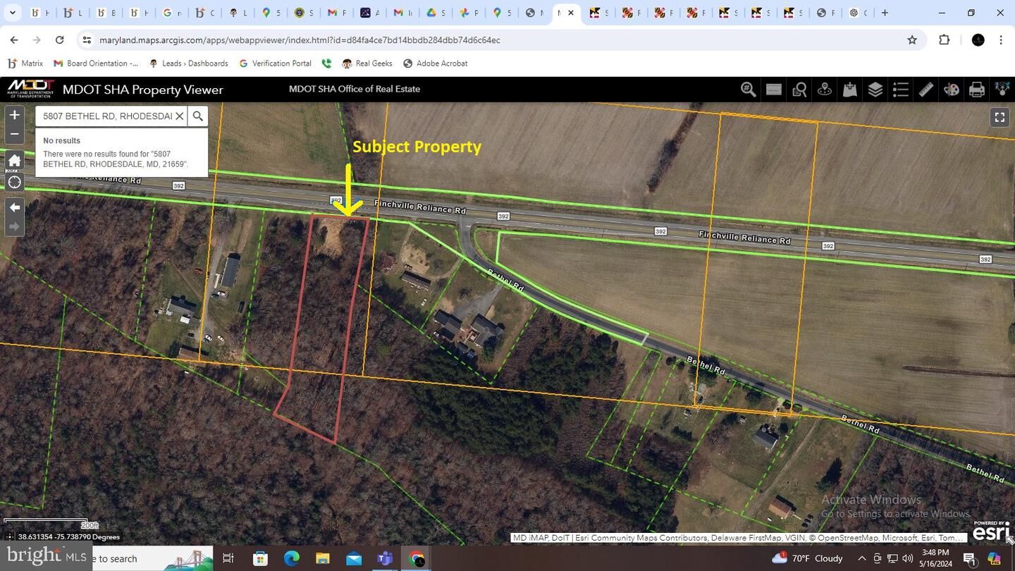 Property Photo: 5735 Reliance MD 21659