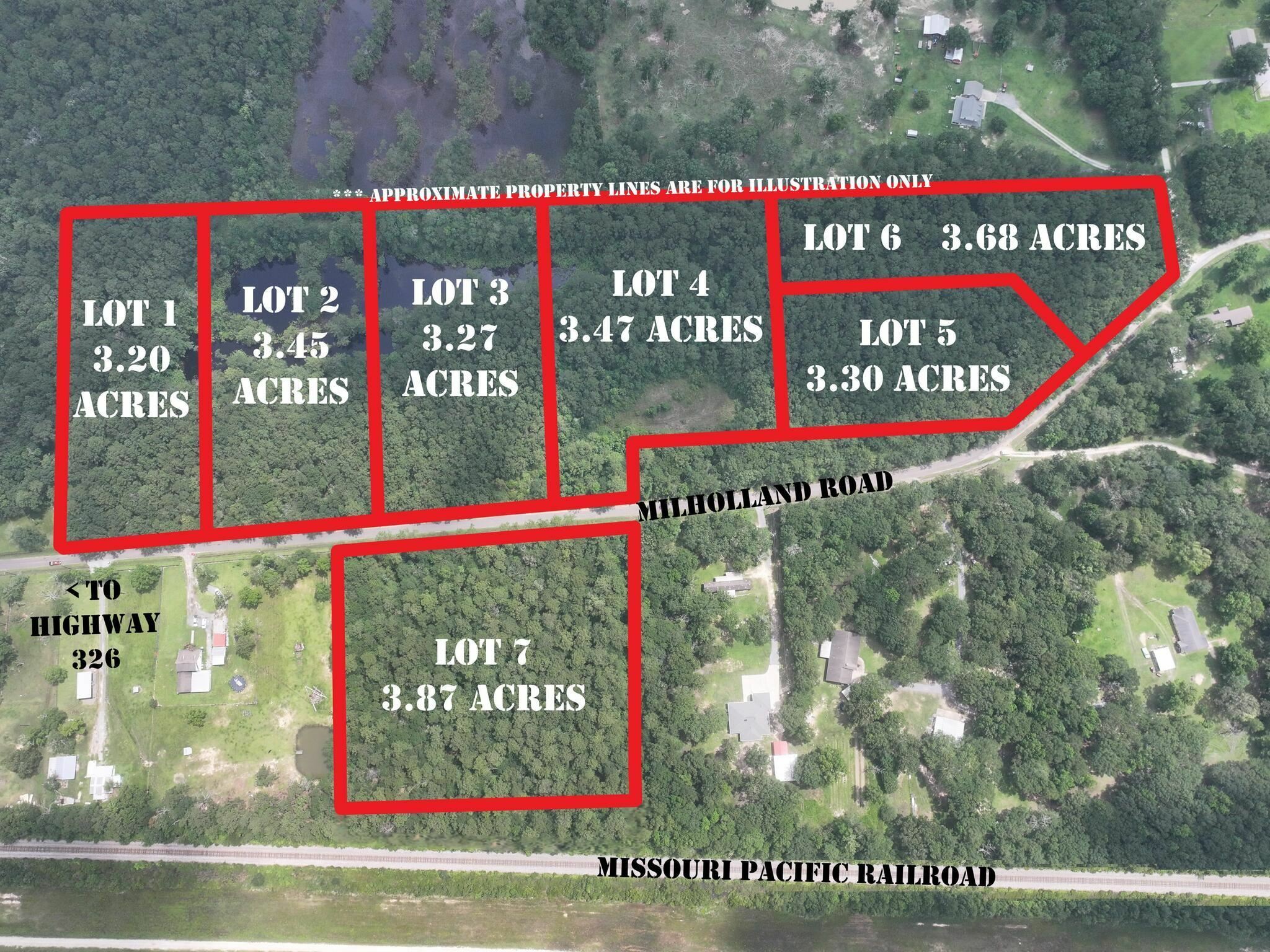 Property Photo:  Lot 2 (Tbd) Millholland Rd.  TX 77659 