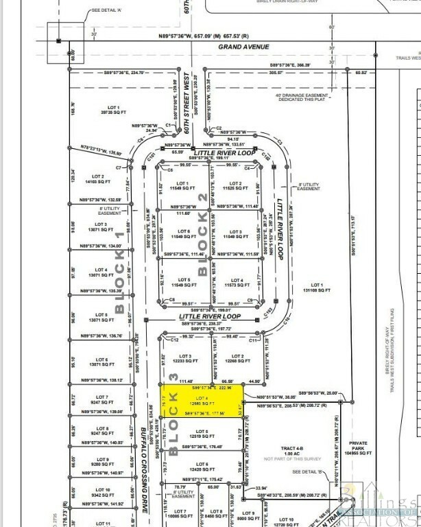 Property Photo:  Lot 4 Block 3 Buffalo Crossing Drive  MT 59106 