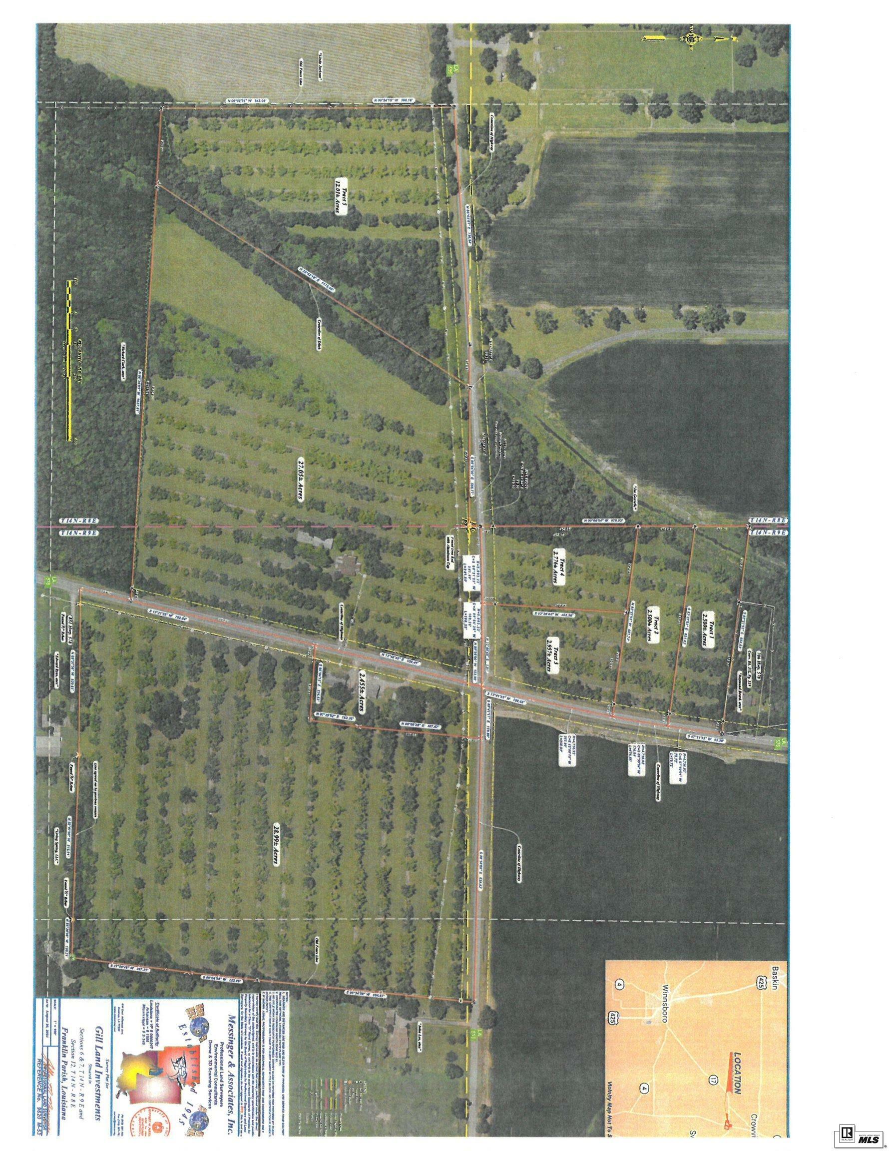 Property Photo:  Tract 2 Highway 578  LA 71295 