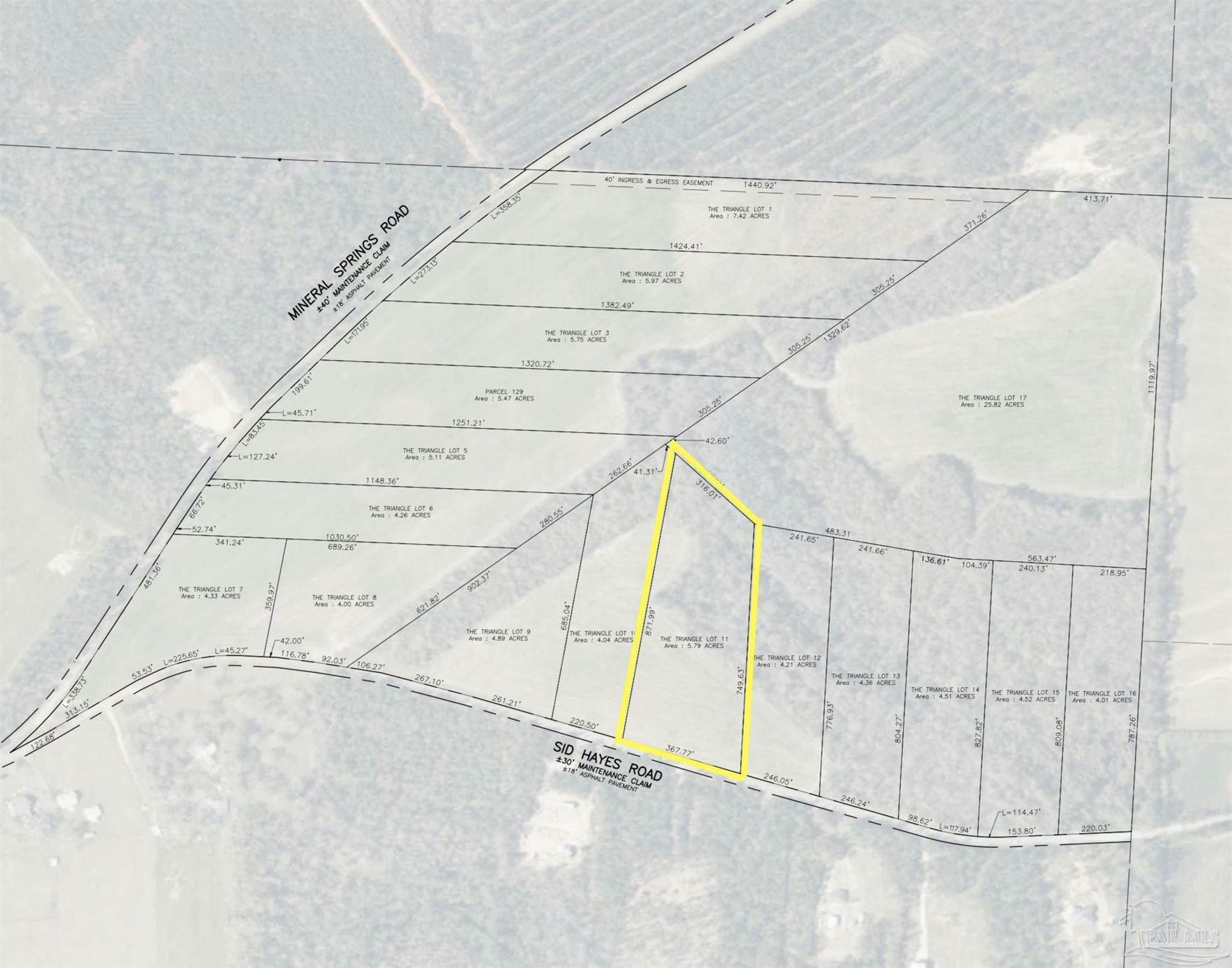 Property Photo:  Lot 11 Sid Hayes Rd  FL 32565 