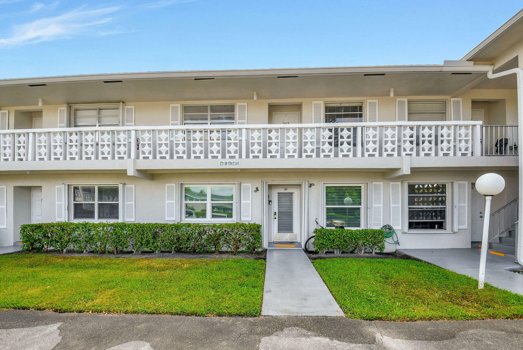 Property Photo: 2721 SW 15th Street 203 FL 33445