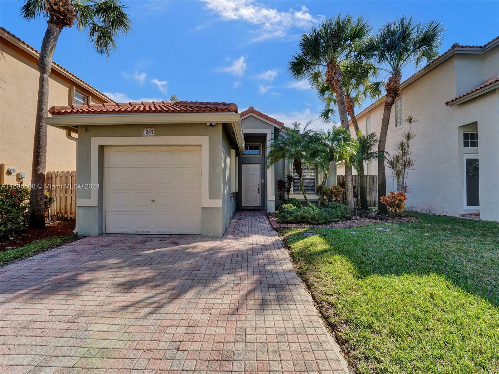 Property Photo:  1287 NW 170th Ter  FL 33028 