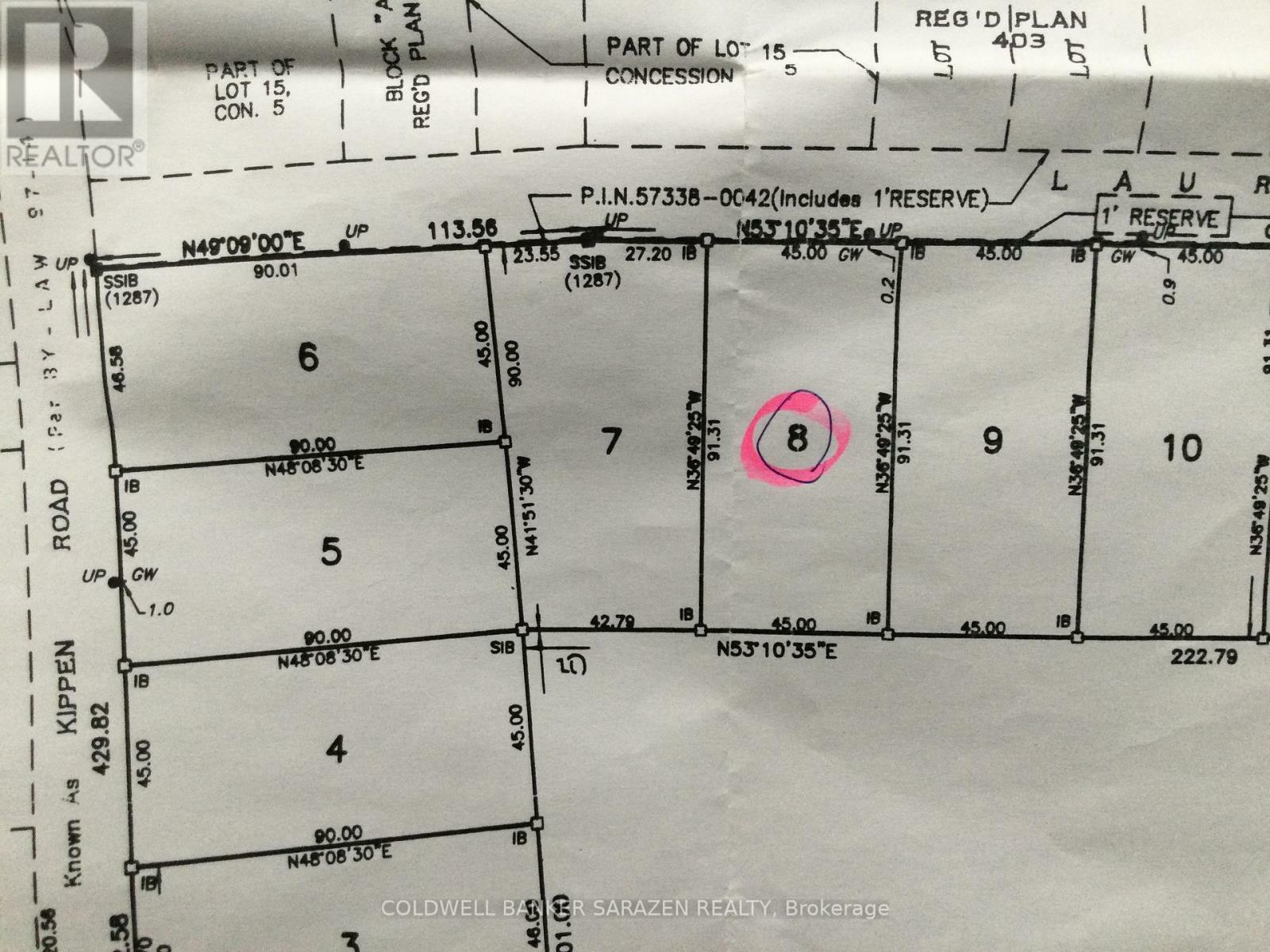 Photo de la propriété:  Lot 8 Deerfield Drive  ON K0A 3L0 