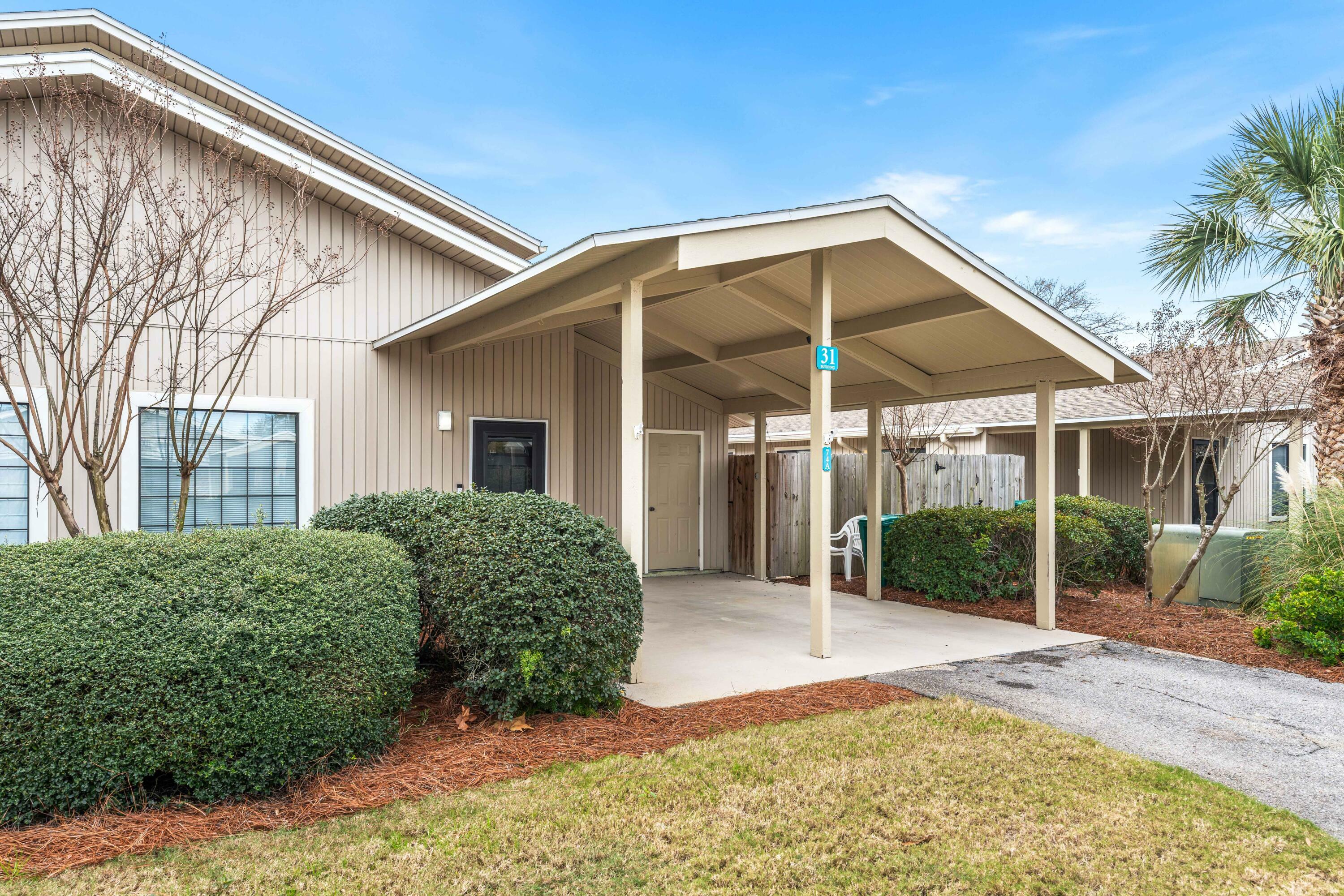 Property Photo:  31 Cypress Cove Unit 74A  FL 32550 