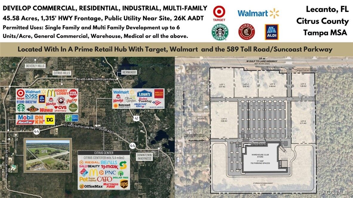 Property Photo: 2630 W Gulf To Lake Highway FL 34461