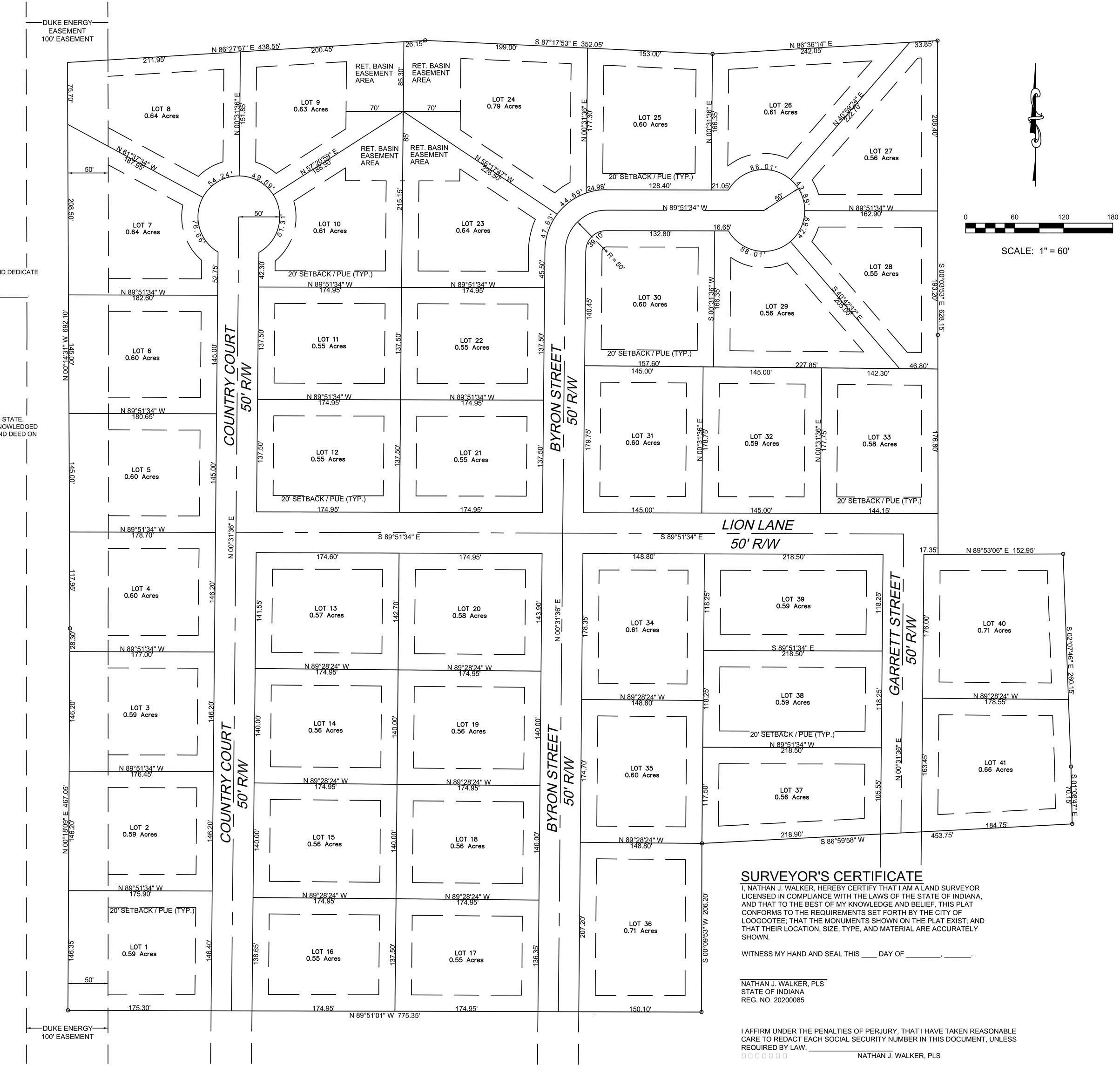 Property Photo: Lot 31 Country Court S/D V IN 47553