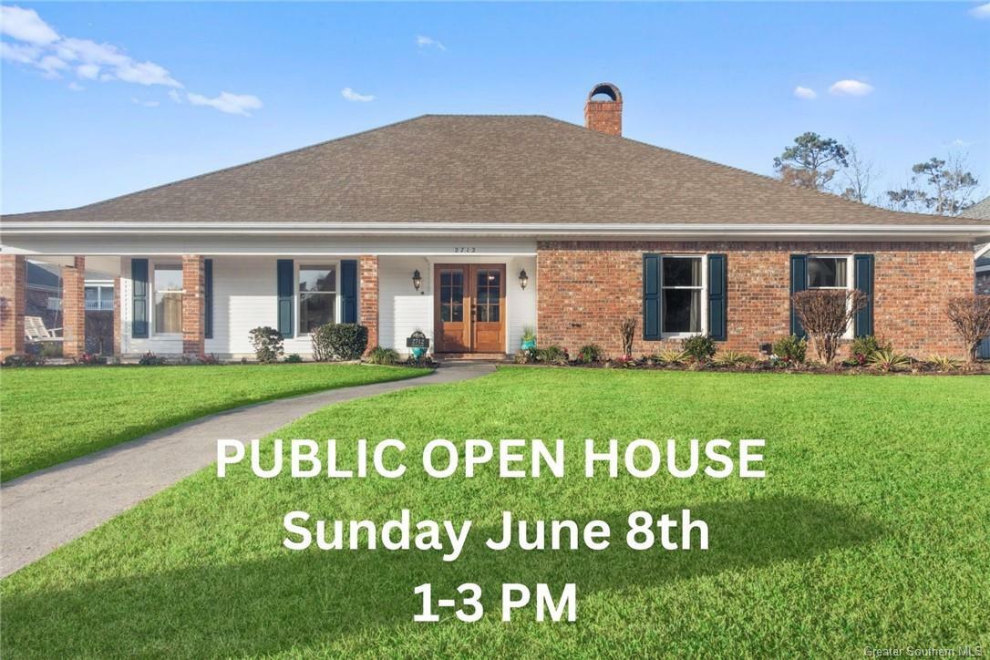Property Photo: 2712 Bocage Lane LA 70605