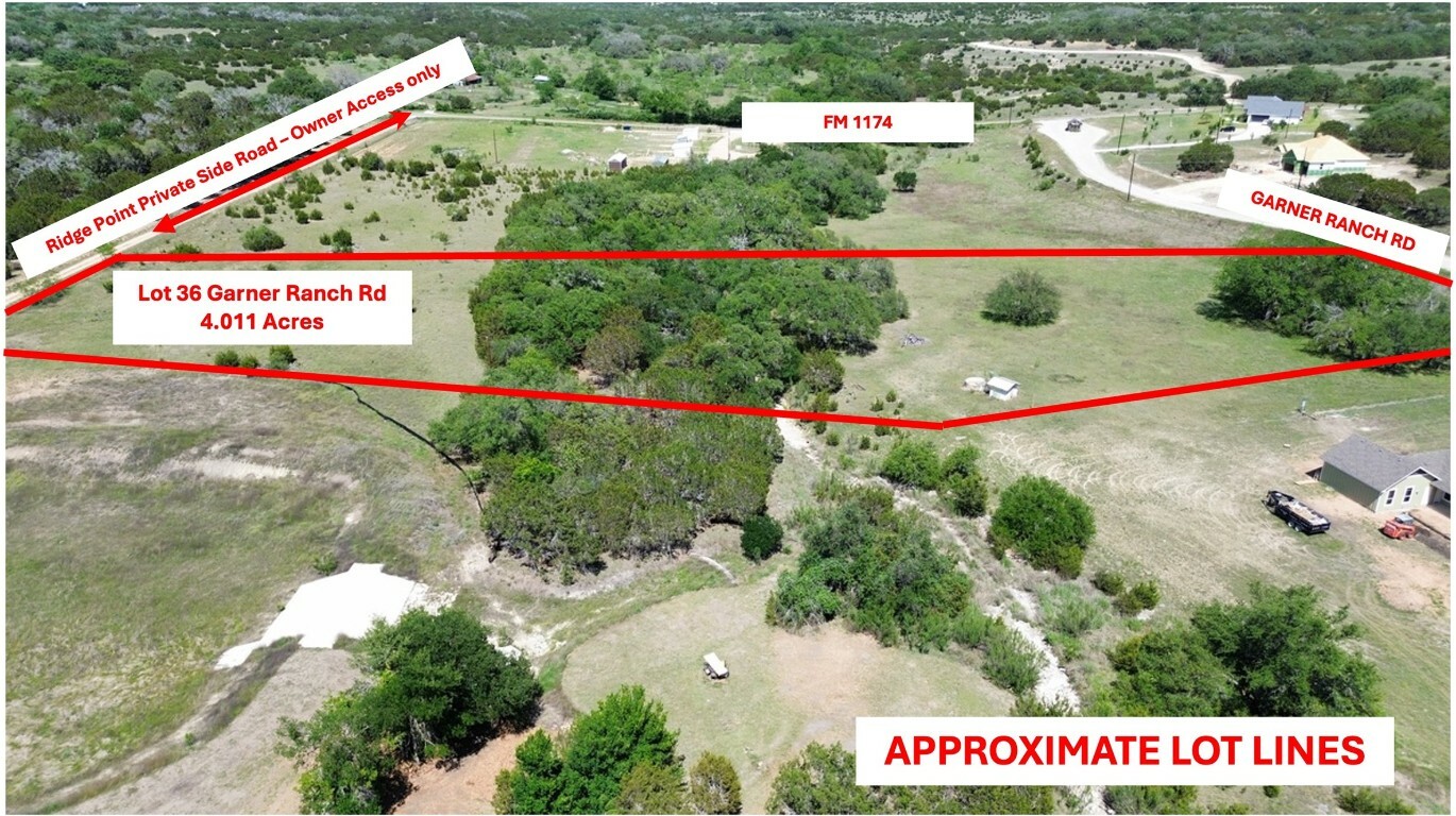 Property Photo: Lot 36 Garner Ranch Road TX 78605