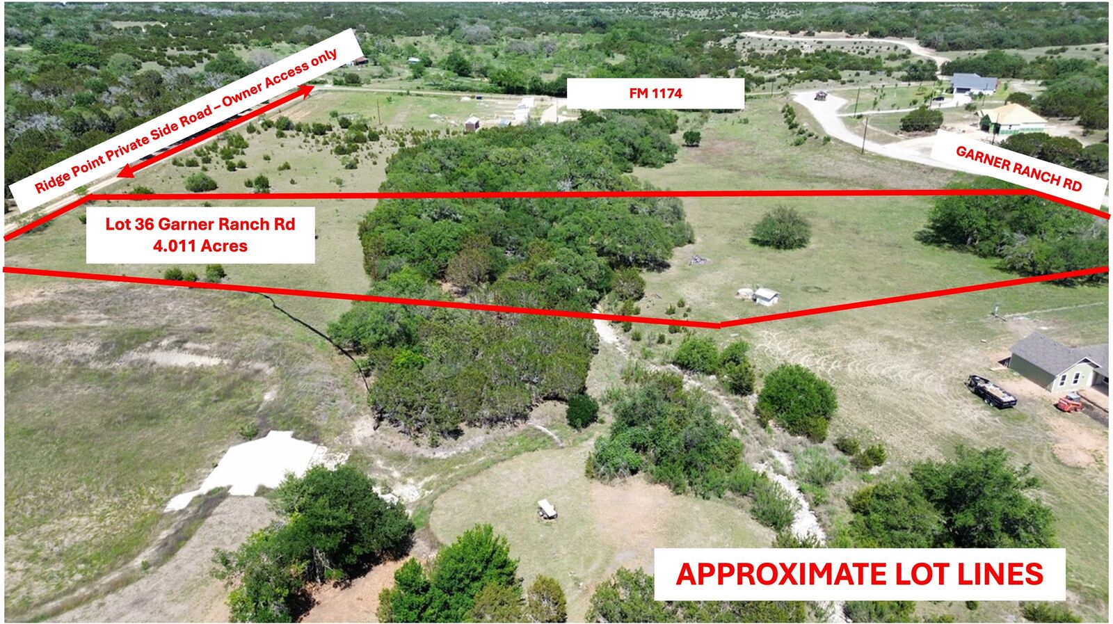 Property Photo:  Lot 36 Garner Ranch Road  TX 78605 