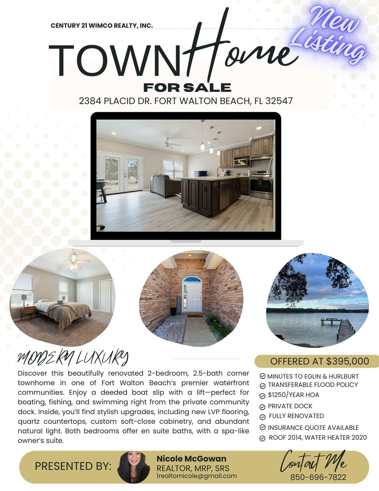 Property Photo: 2384 Placid Drive FL 32547