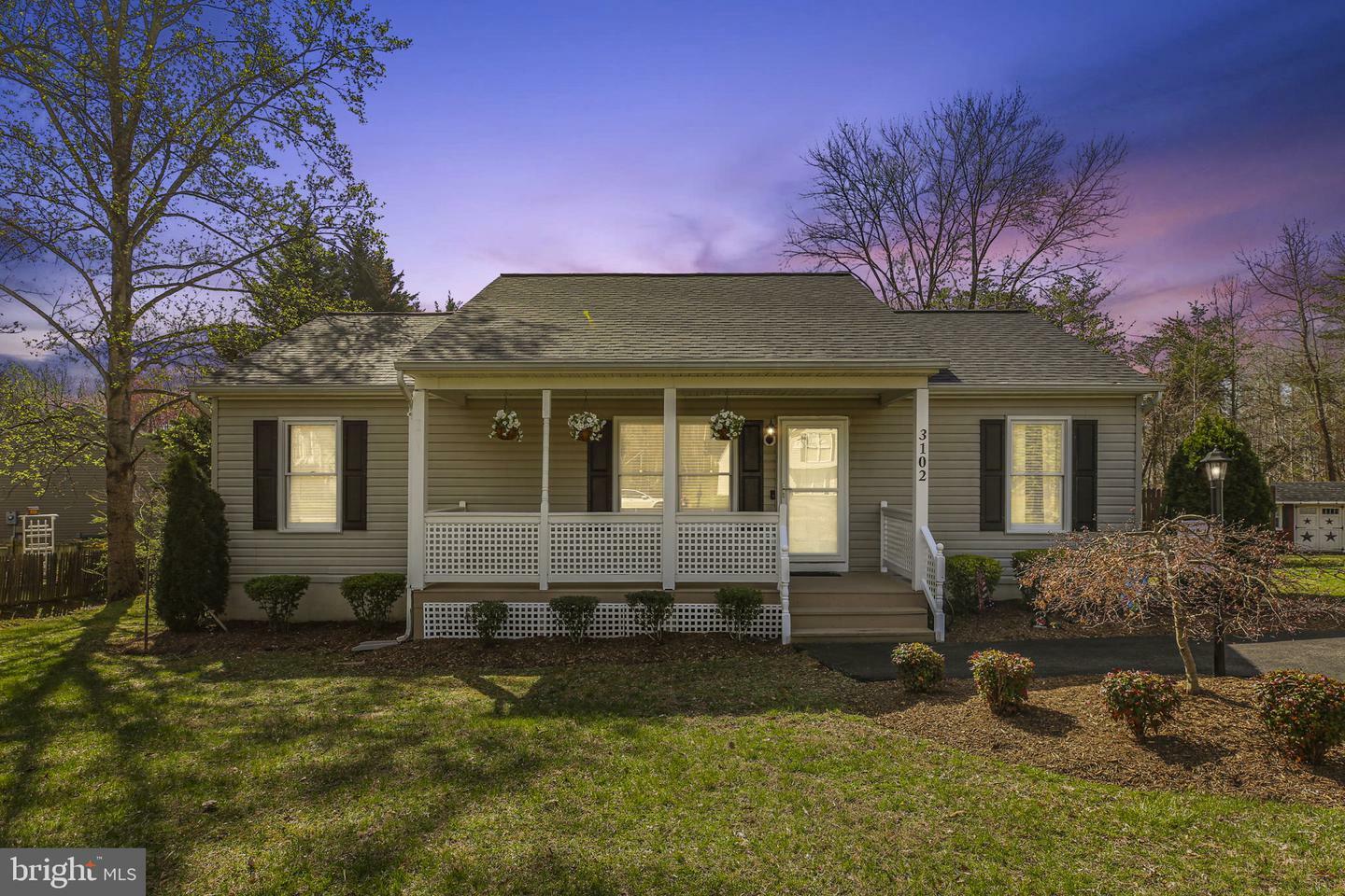 Property Photo: 3102 Brown Hill Drive VA 22408