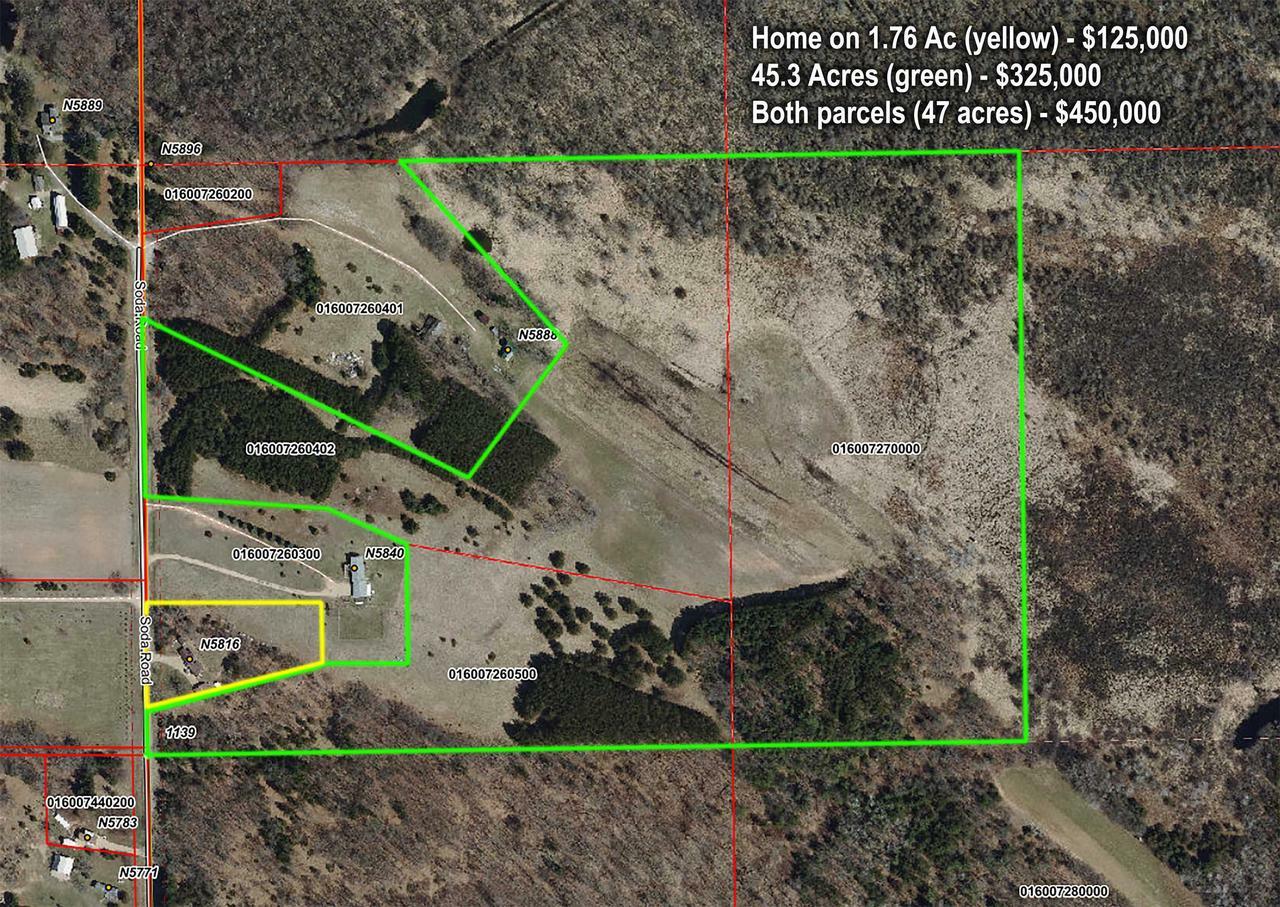Property Photo: L1 Soda Road WI 54968