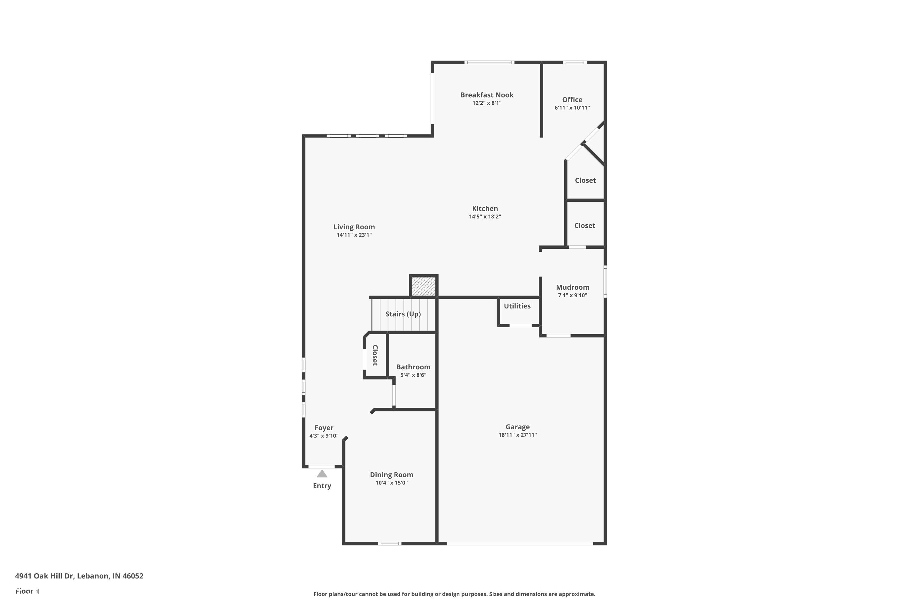 Property Photo: 4941 Oak Hill Drive IN 46052