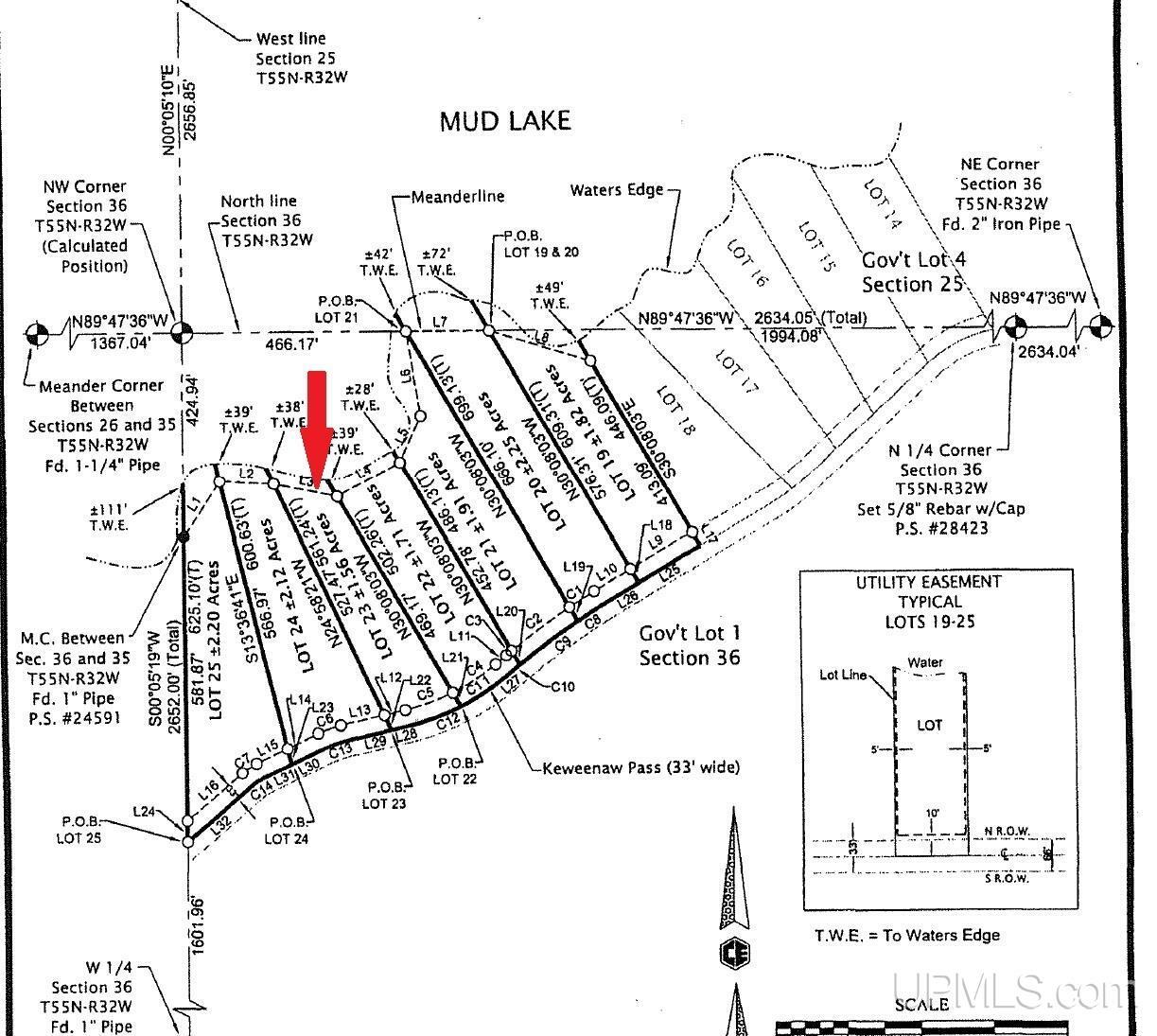 Property Photo: Tbd Lot 23 Keweenaw Pass MI 49945