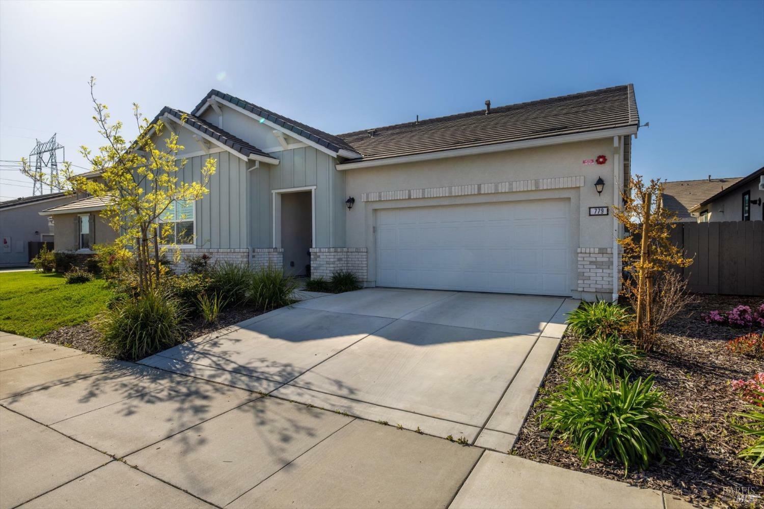 Property Photo: 779 Hydrangea Drive CA 95687