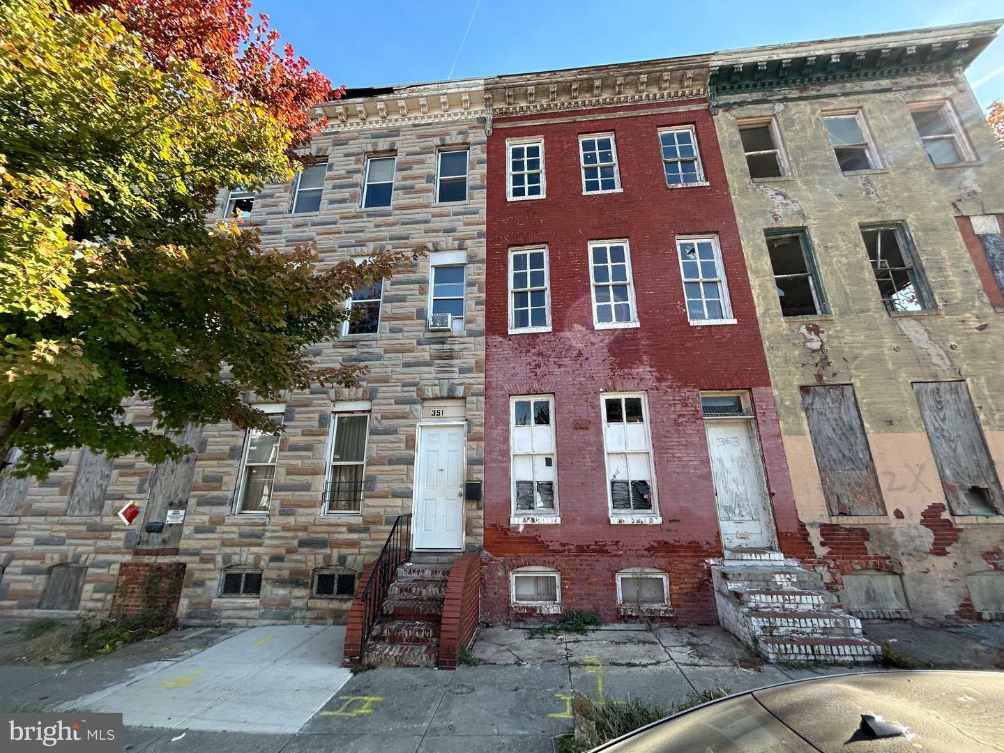 Property Photo: 351 S Bentalou Street S MD 21223