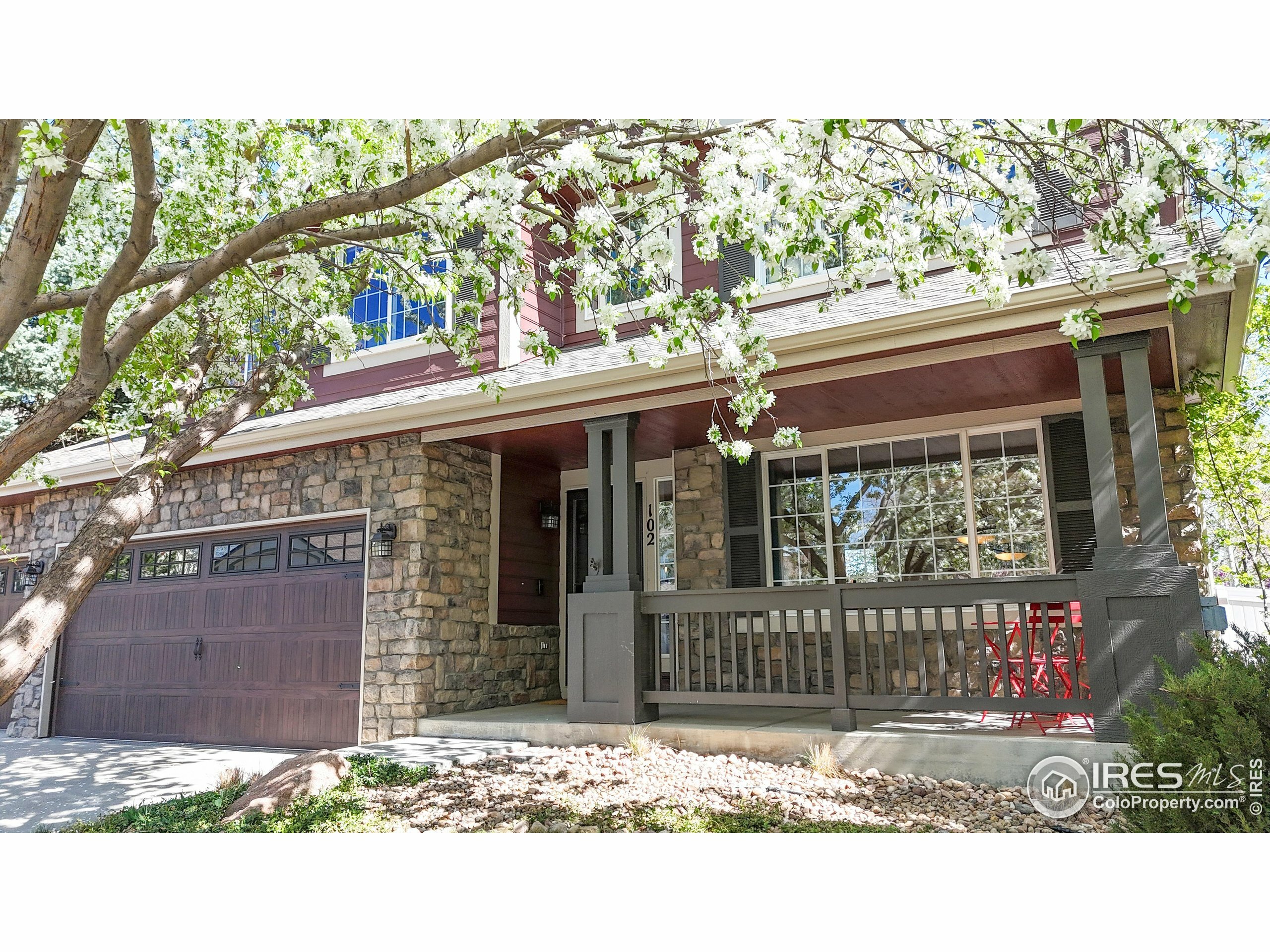 Property Photo: 102 Rock Bridge Ct CO 80550