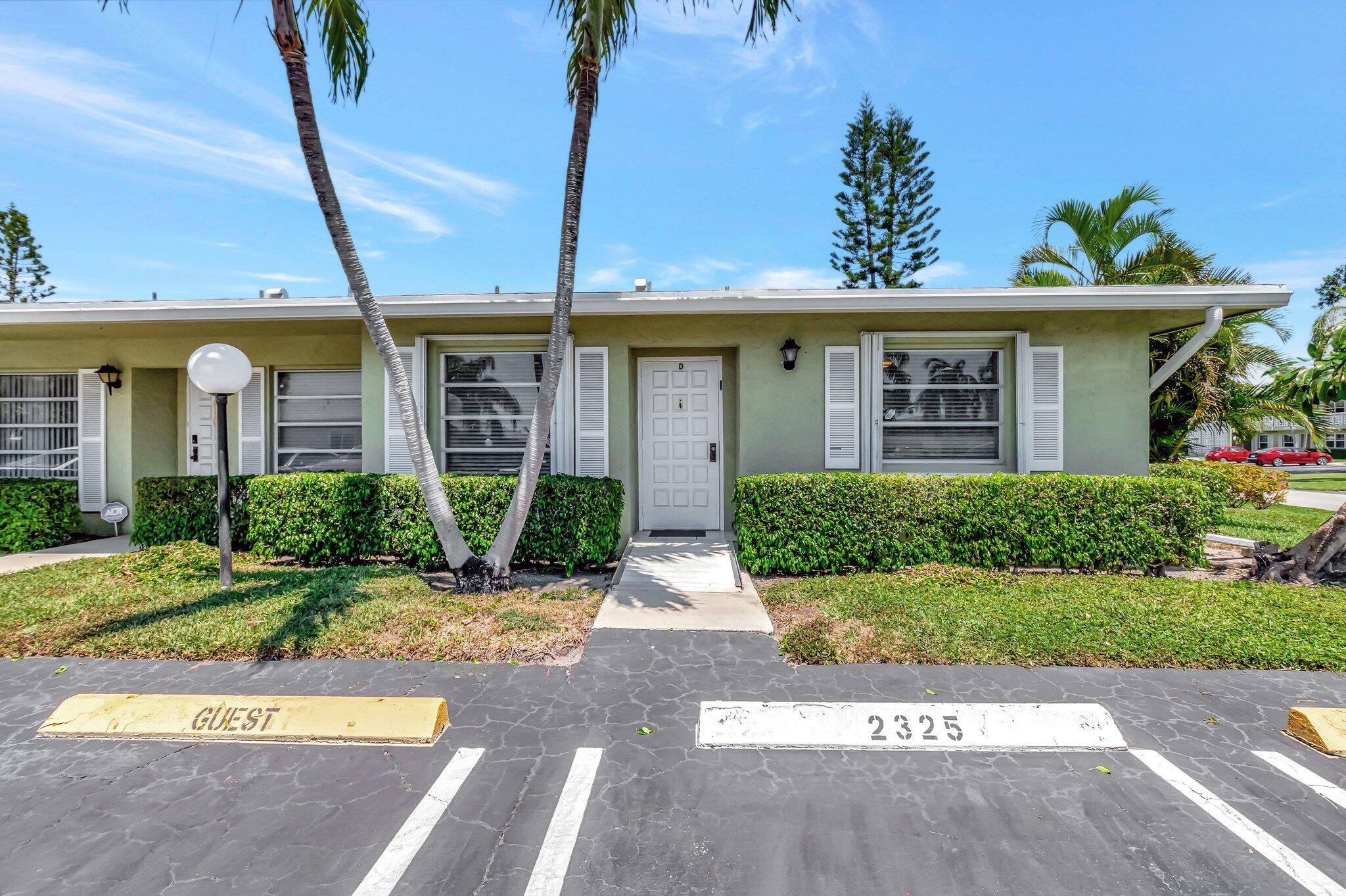 Property Photo: 2321 Croton Lane 100-D FL 33445