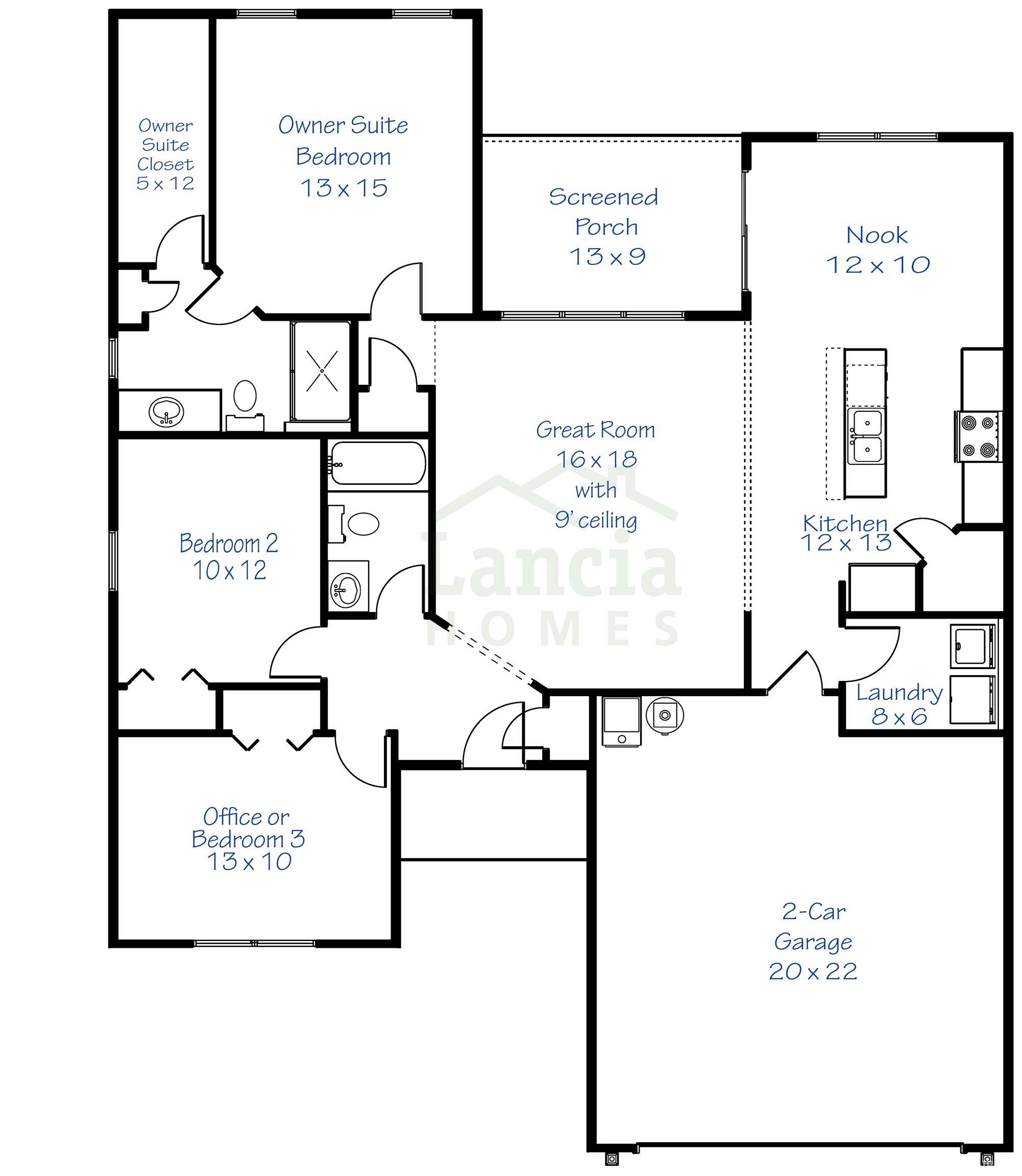 Property Photo: 10237 Silver Rock Chase IN 46774