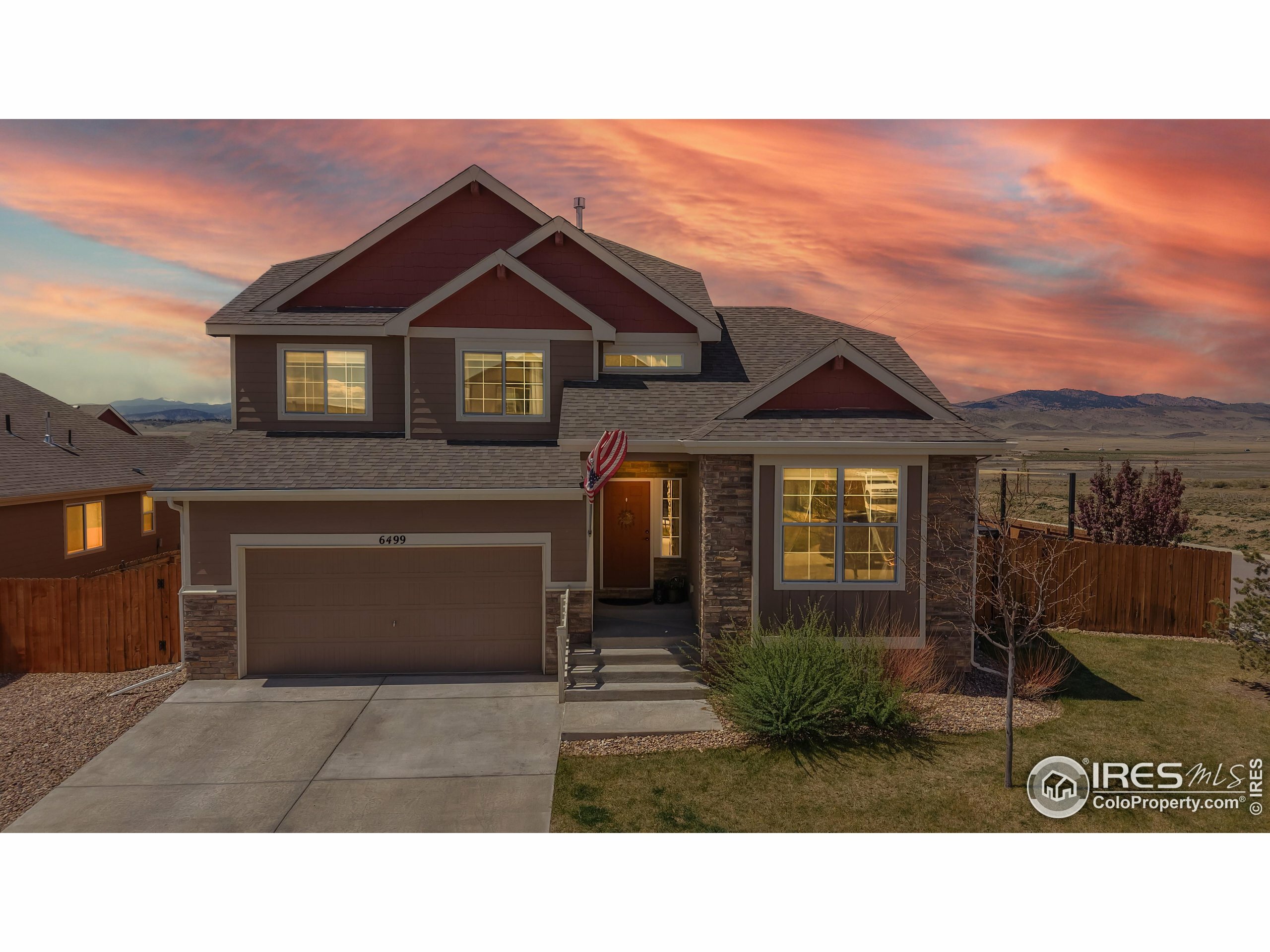 Property Photo: 6499 Black Hills Ave CO 80538